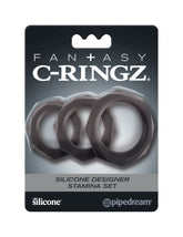 Pipedream Fantasy C-Ringz Silicone Designer Stamina Set Cock Rings